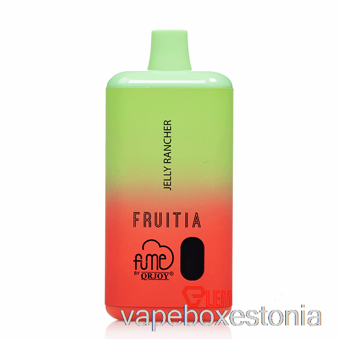 Vape Box Estonia Fruitia X Fume 8000 ühekordne Tarretis Rantšer